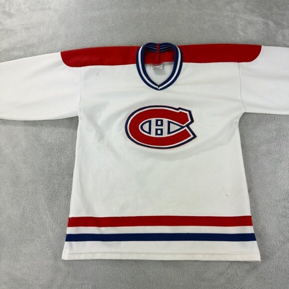CCM Montreal Canadians Vintage Hockey Jersey Kids Size L/XL - Picture 9 of 16